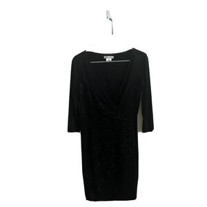 London Times Size 6 Womens Black Cocktail and Party Dress career workwear